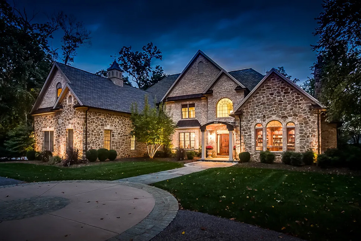 True twilight exterior
